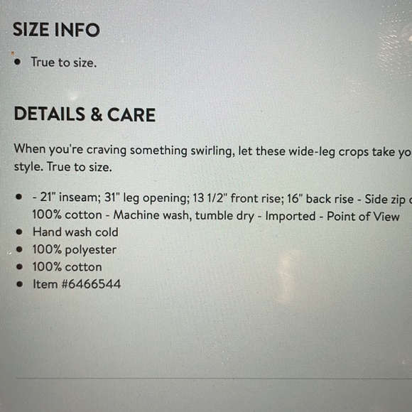 Habitual Dillion front overload wide leg pants - Picture 12 of 12